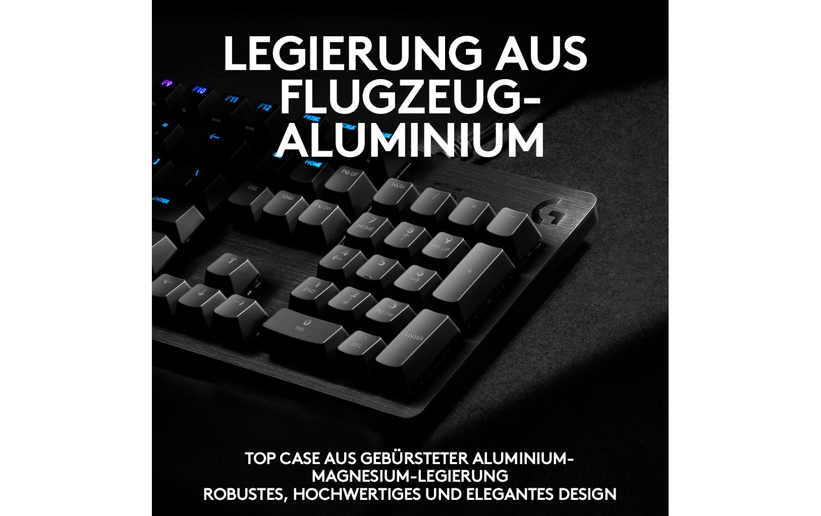 Logitech Gaming-Tastatur G512 GX Brown Carbon