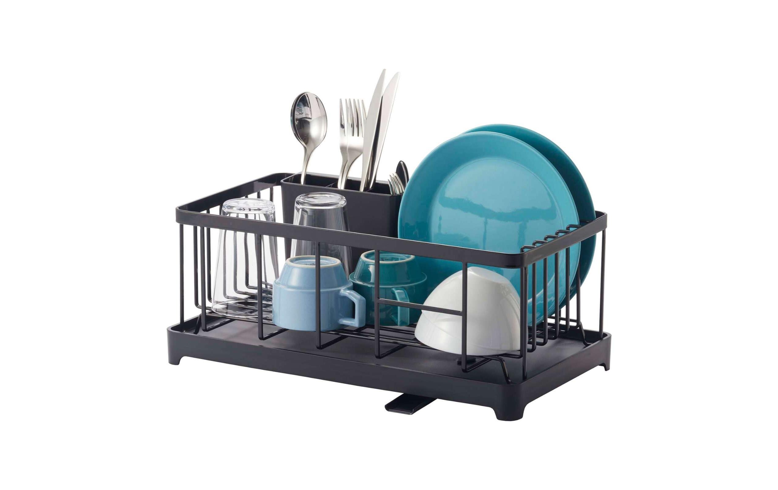 Yamazaki Abtropfgestell Tower Schwarz/Weiss