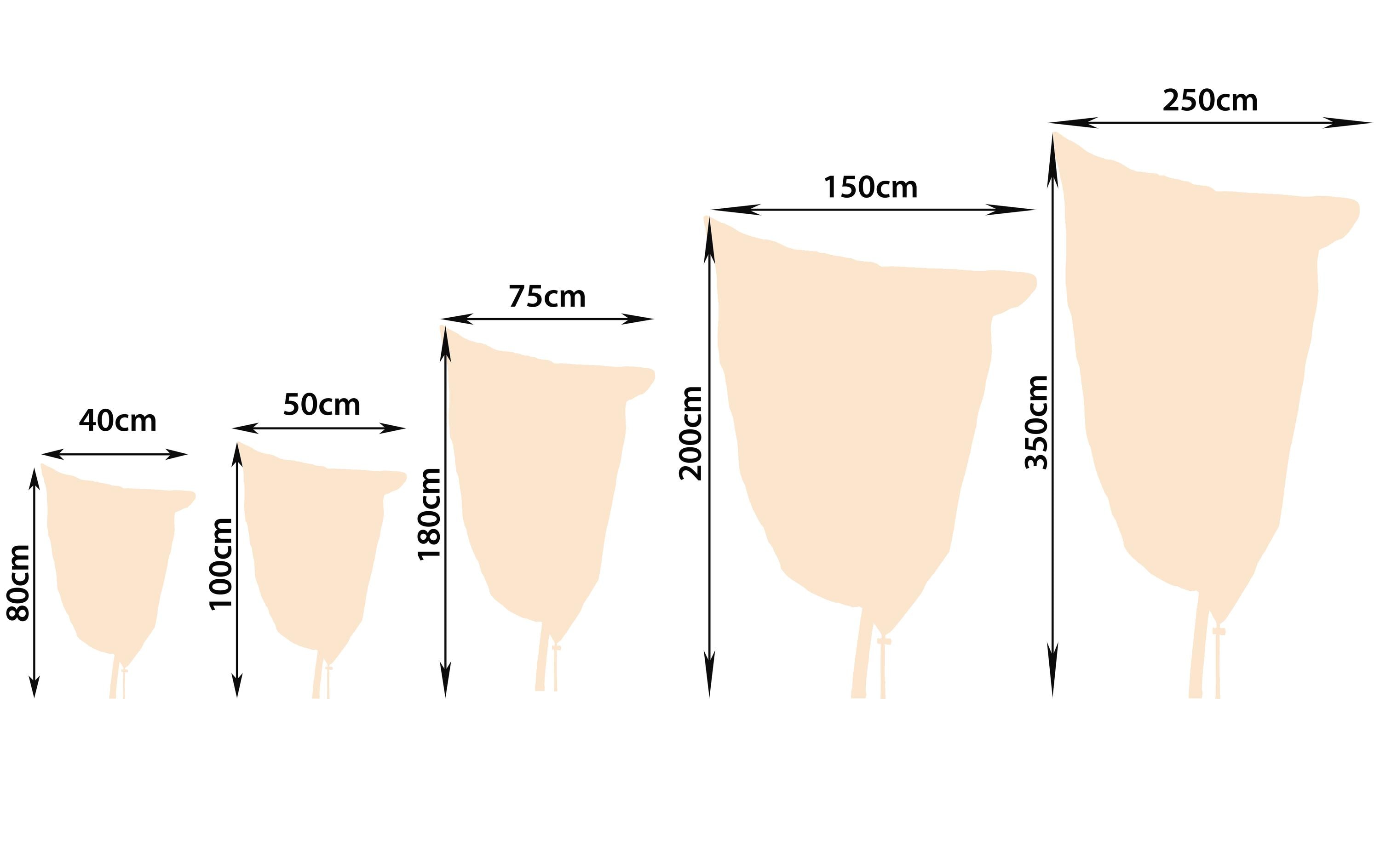 Colibri Winterhaube «Winter Hood» XXXL, Ø 250 x 350 cm