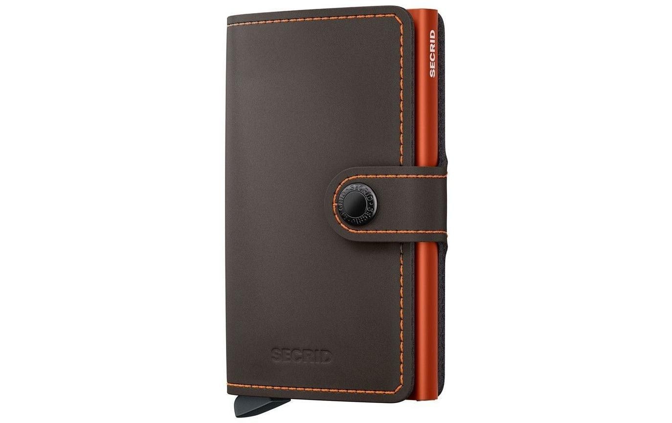 SECRID Portemonnaie Miniwallet Matte Truffle Orange