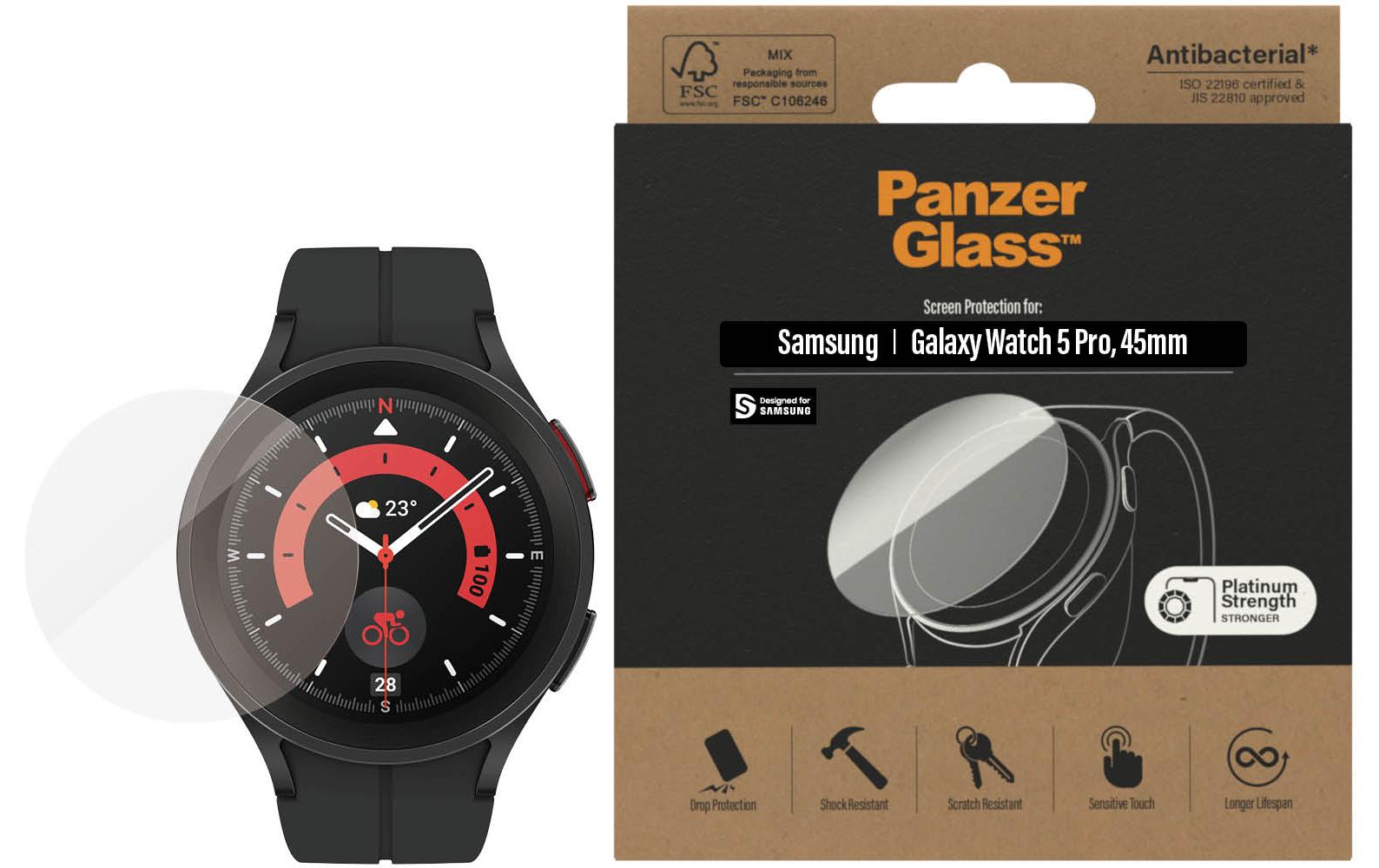 Panzerglass Displayschutz Galaxy Watch 5 Pro (45 mm) Panzerglass Displayschutz Galaxy Watch 5 Pro (45 mm)