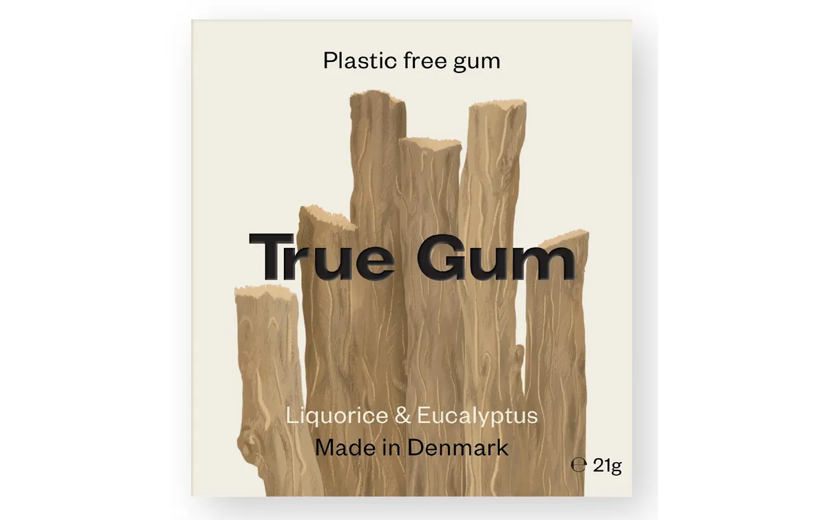 True Gum Kaugummi Lakritze & Eukalyptus 21 g True Gum Kaugummi Lakritze & Eukalyptus 21 g