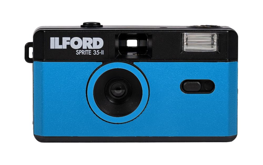 Ilford Analogkamera Sprite 35-II Blue & Black Ilford Analogkamera Sprite 35-II Blue & Black