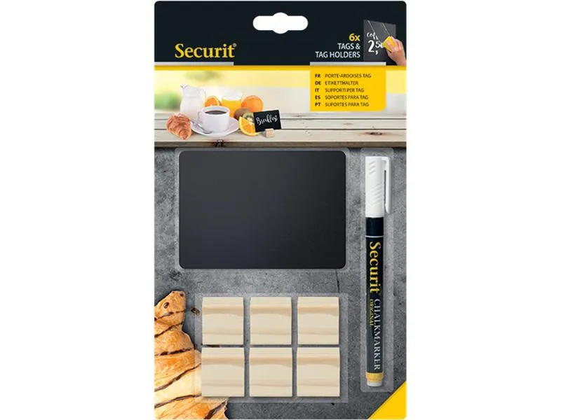 Securit Minikreidetafel A7 13-teilig