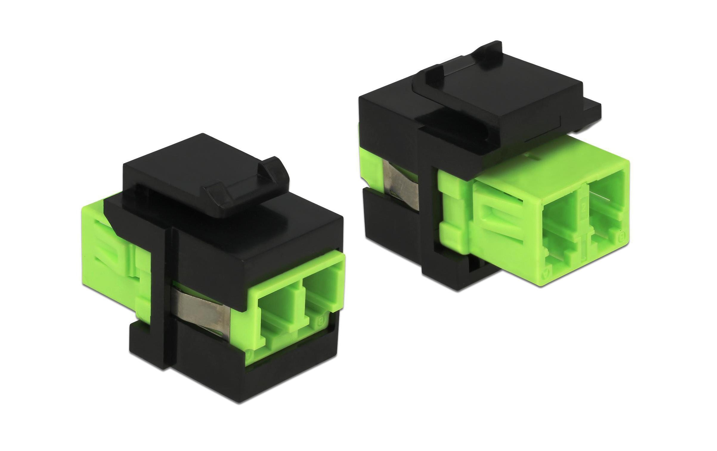 Delock Keystone-Modul LWL Multimode Duplex LC-LC, OM5