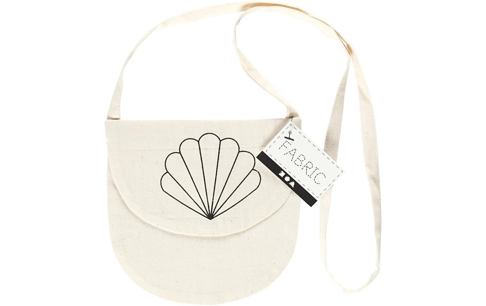 Creativ Company Brustbeutel 15 x 14 cm, Natur, Muschel, 1 Stk. Creativ Company Brustbeutel 15 x 14 cm, Natur, Muschel, 1 Stk.