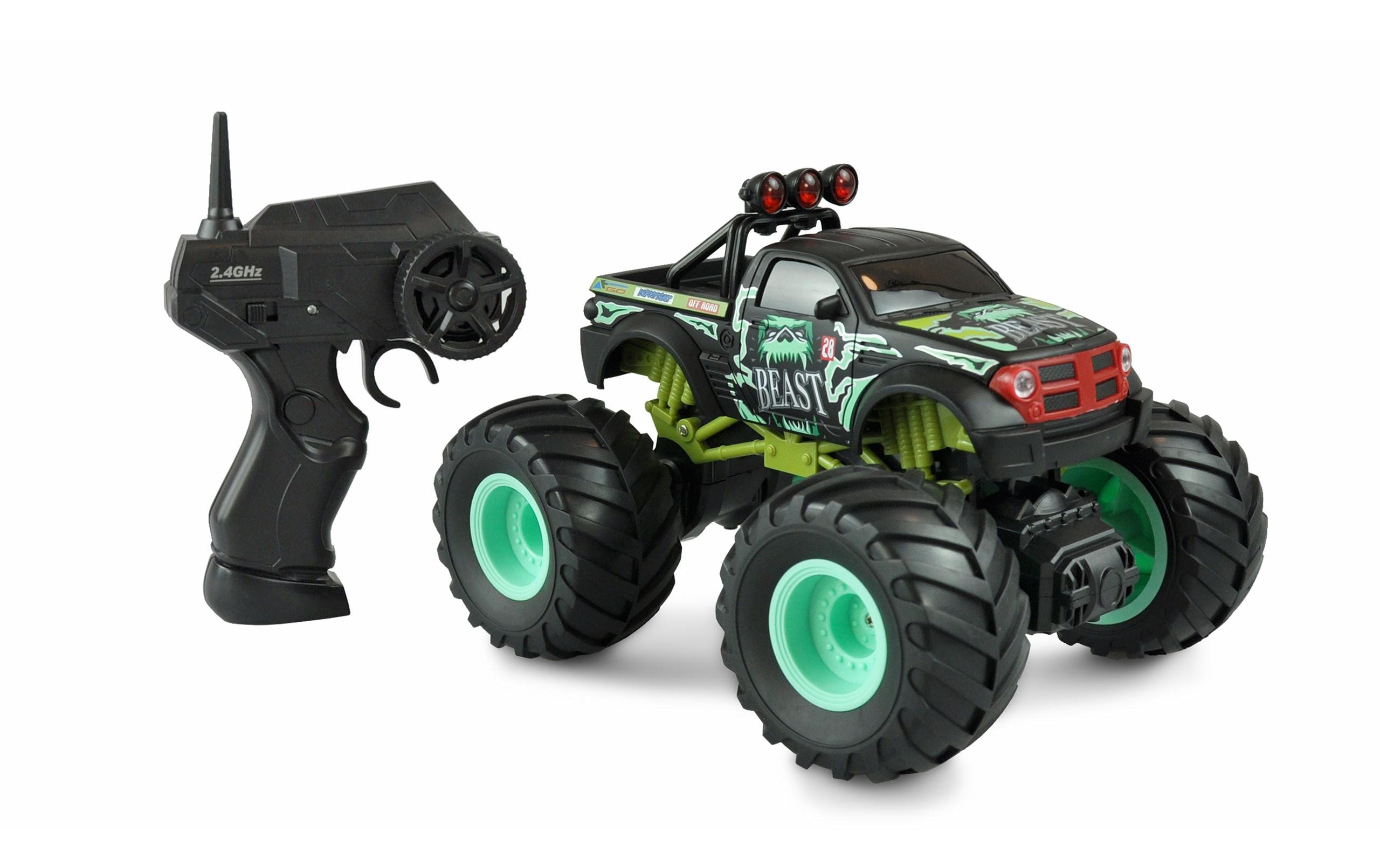 Amewi Monster Truck Big Buster Grün, RTR, 1:18