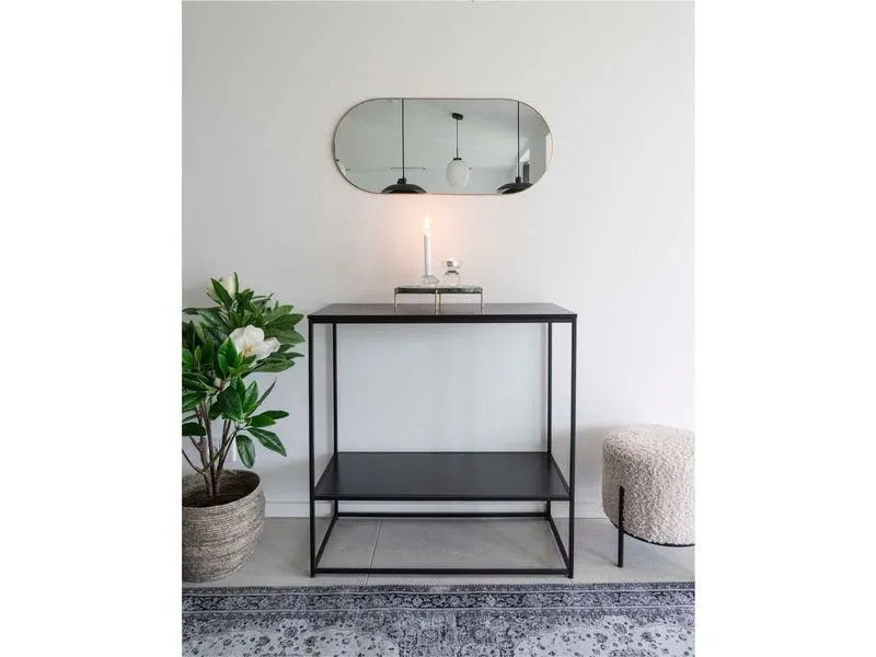 House Nordic Jersey Mirror 80 x 35 cm, Gold