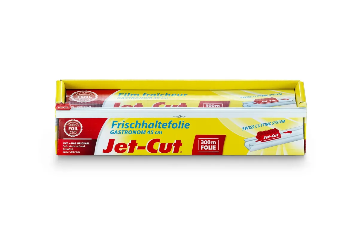 Jet-Cut Frischhaltefolie 300 m x 45 cm Profi Jet-Cut Frischhaltefolie 300 m x 45 cm Profi