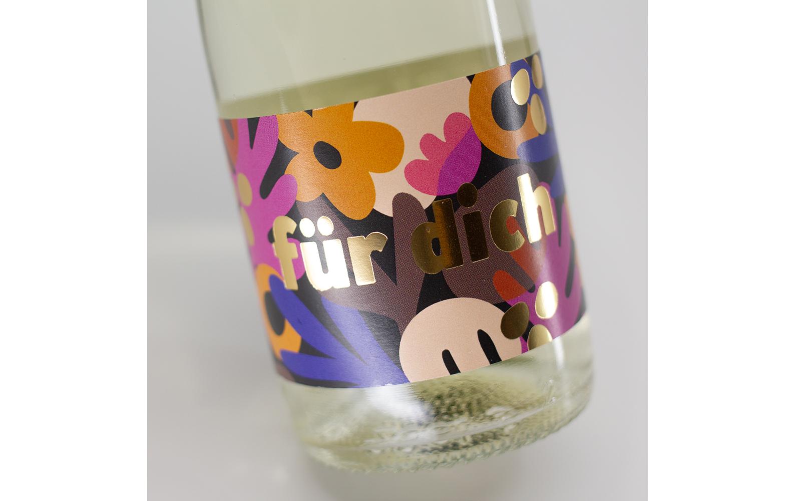 Grafik Werkstatt Secco-Flasche Für dich 0.2 l