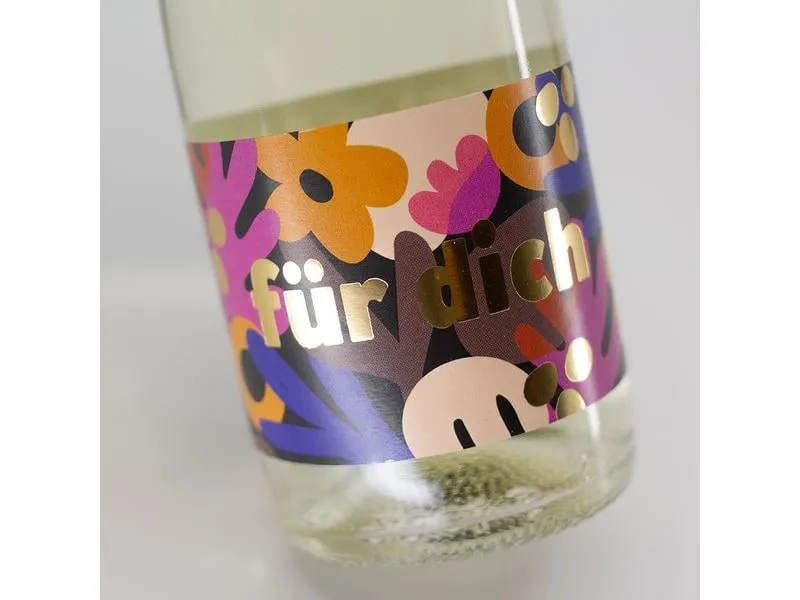 Grafik Werkstatt Secco-Flasche Für dich 0.2 l Grafik Werkstatt Secco-Flasche Für dich 0.2 l