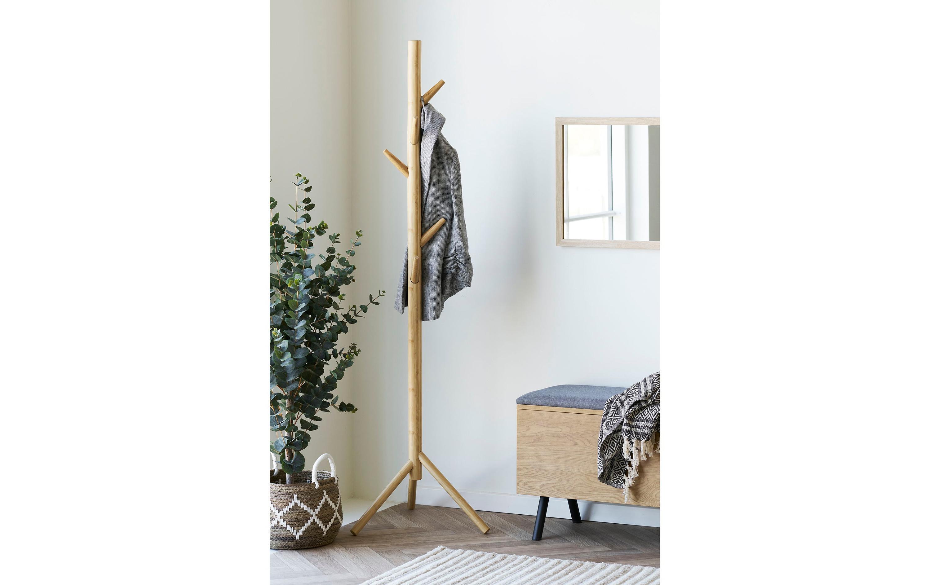 House Nordic Garderobenständer Wanaka Coat Rack 50 x163 cm, Nature