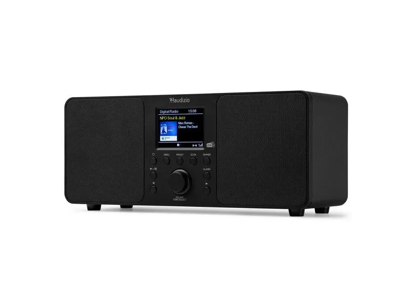 Audizio Genua DAB+/FM Radio mit BT, Stereo, Schwarz Audizio Genua DAB+/FM Radio mit BT, Stereo, Schwarz