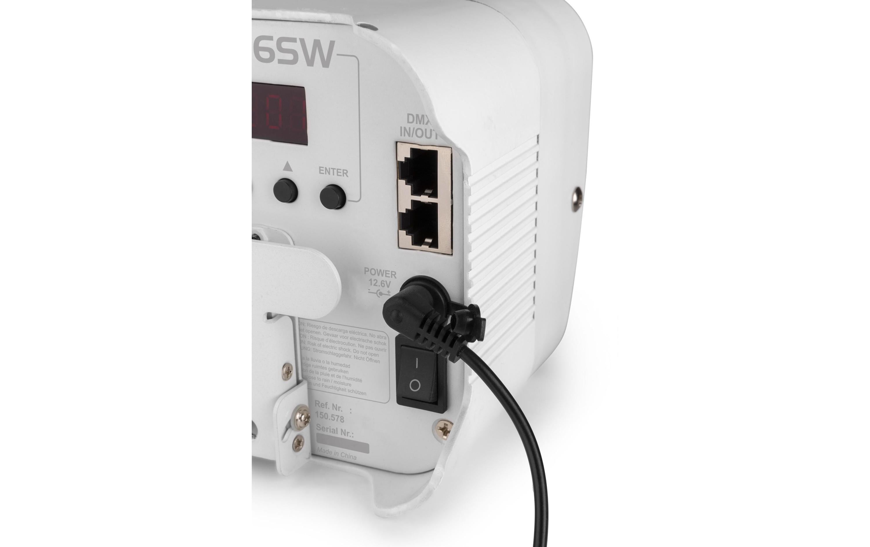 BeamZ Bodenstrahler BBP96SW Uplight Par Weiss