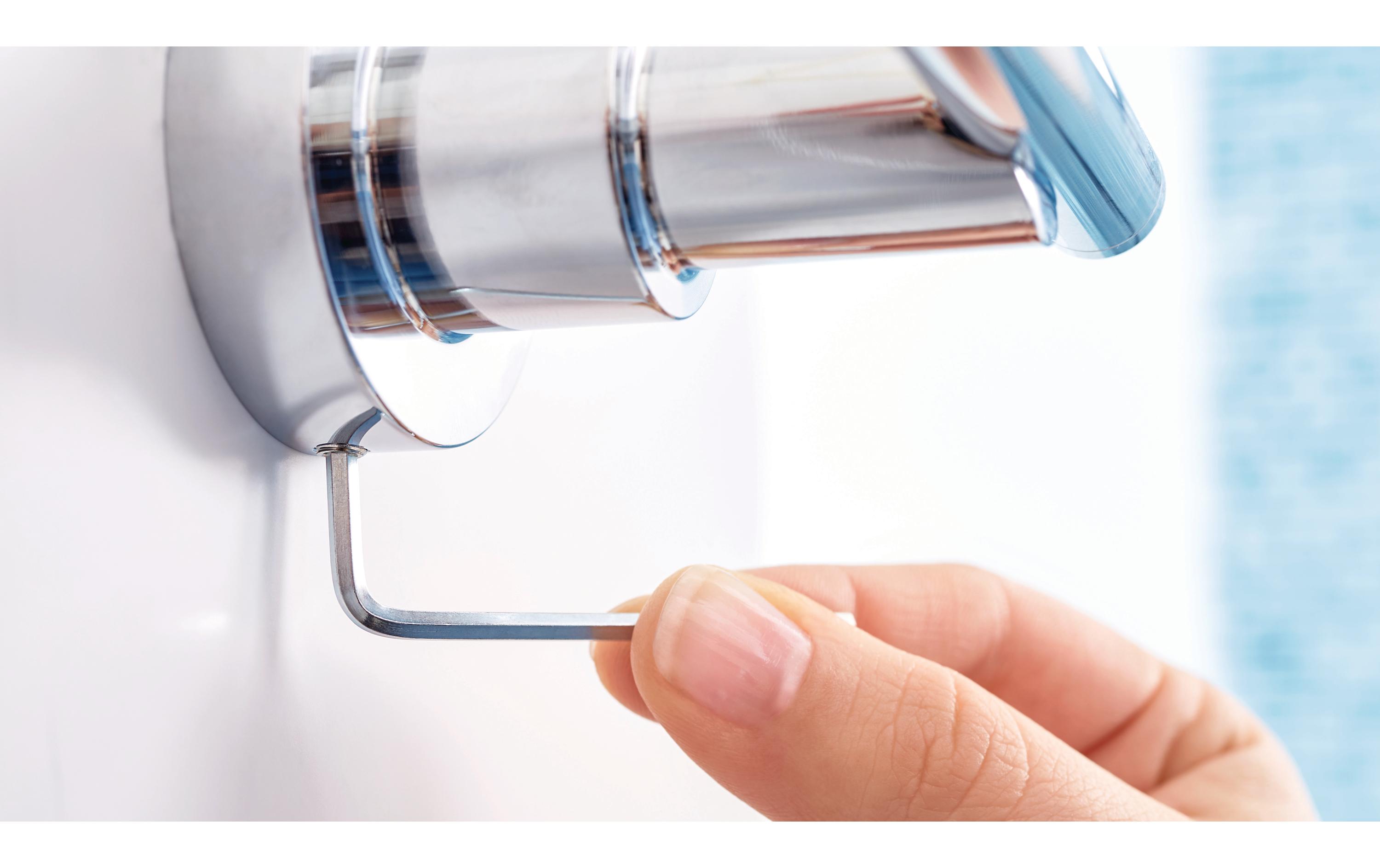 tesa Luup Seifenschale ohne Bohren, silber