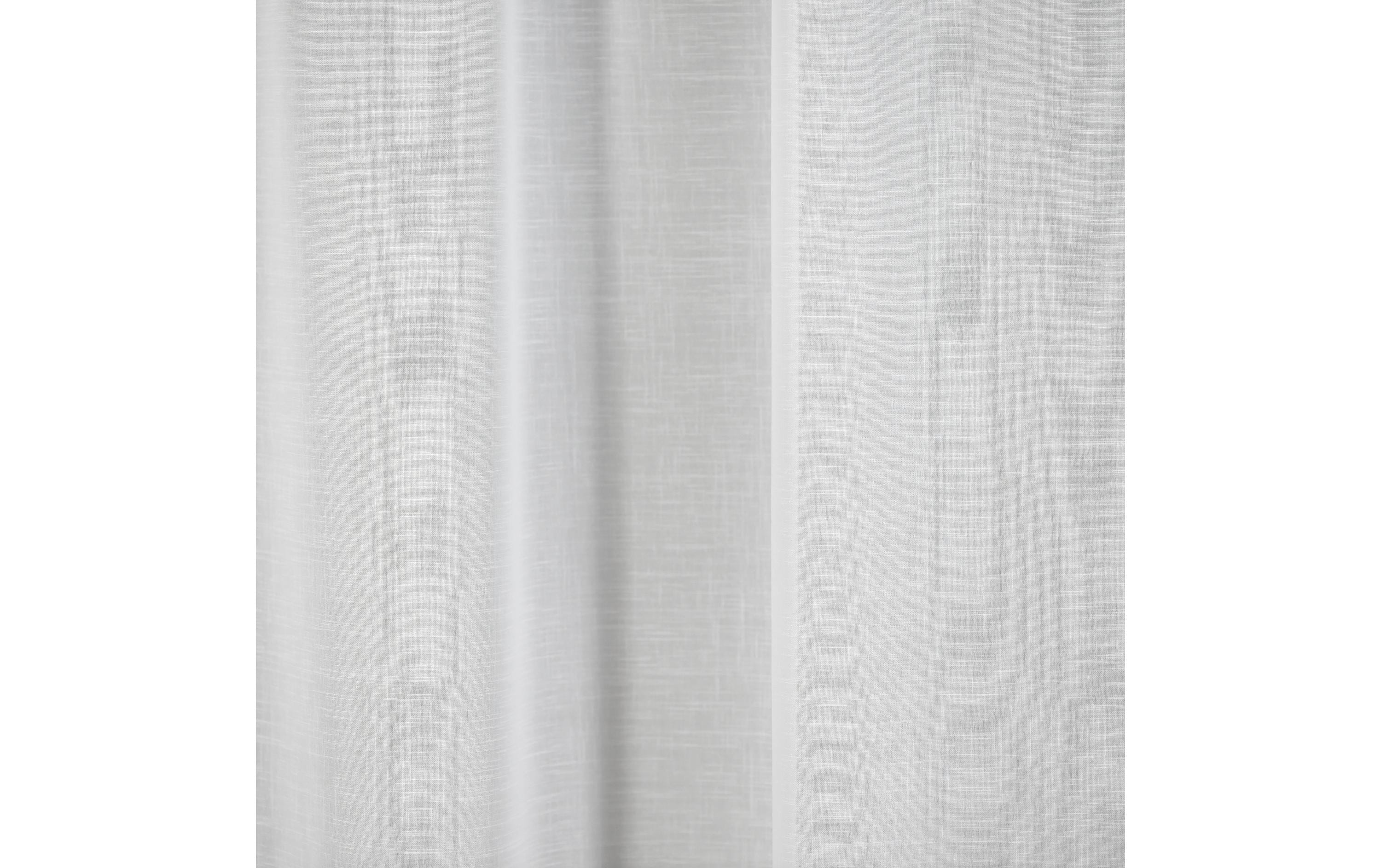 Casa Leon Tagvorhang mit Faltenband Wiola 300 cm x 245 cm, Weiss