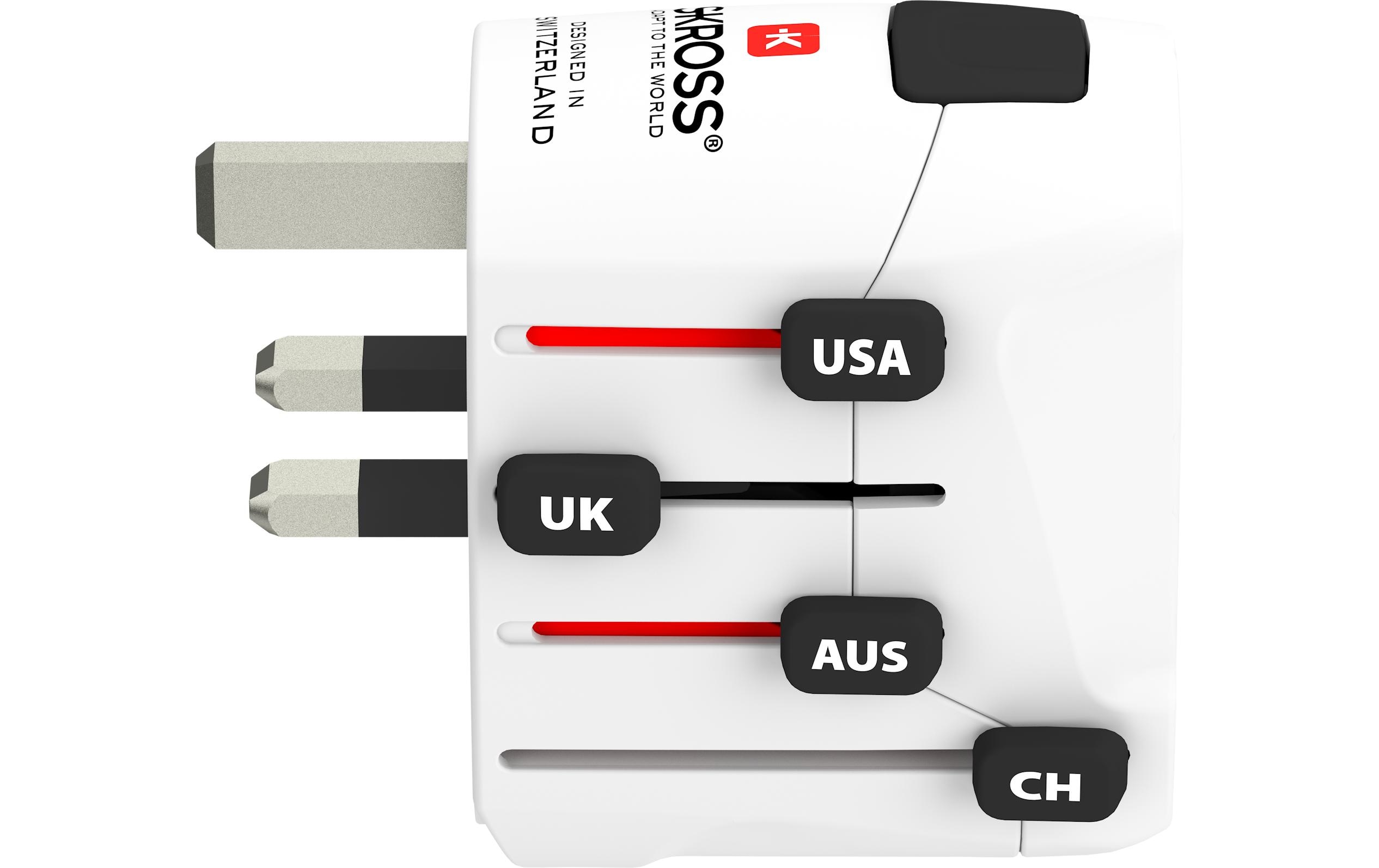 SKROSS Weltreiseadapter PRO+ USB (A+C)