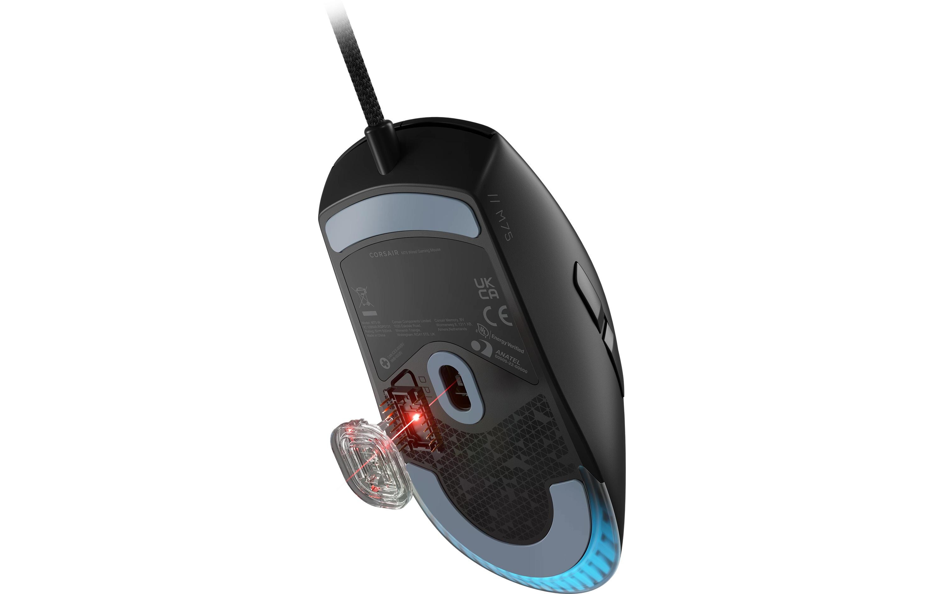 Corsair Gaming-Maus M75 Schwarz