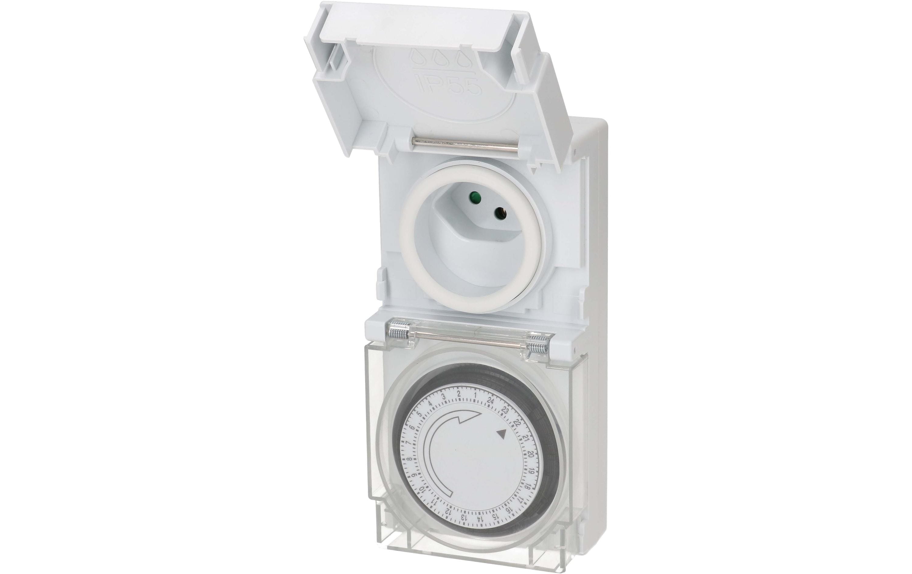 Max Hauri Zeitschaltuhr IP55 24 h Mechanisch