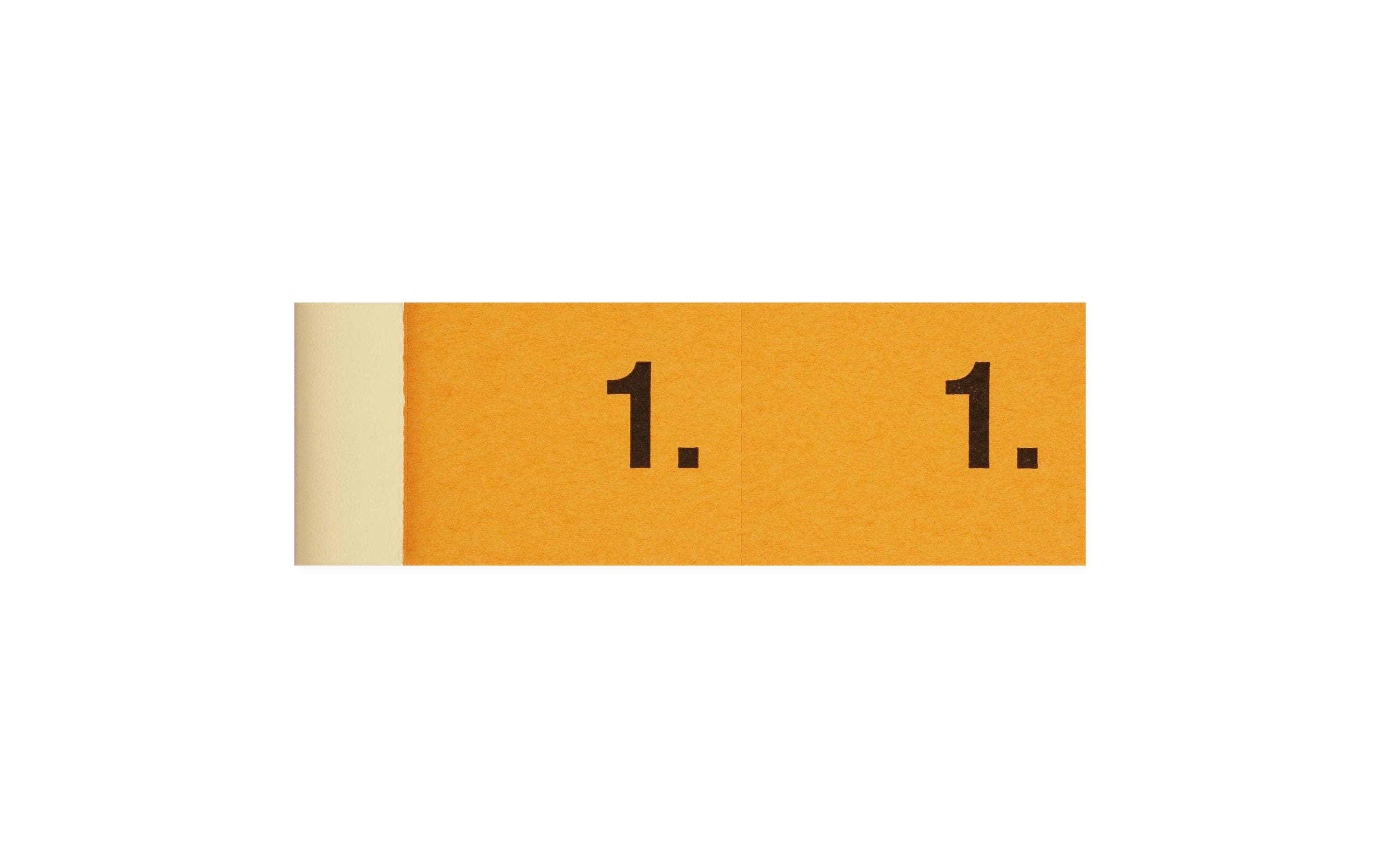 Simplex Notizzettel Garderobenblöcke 1-100, Orange