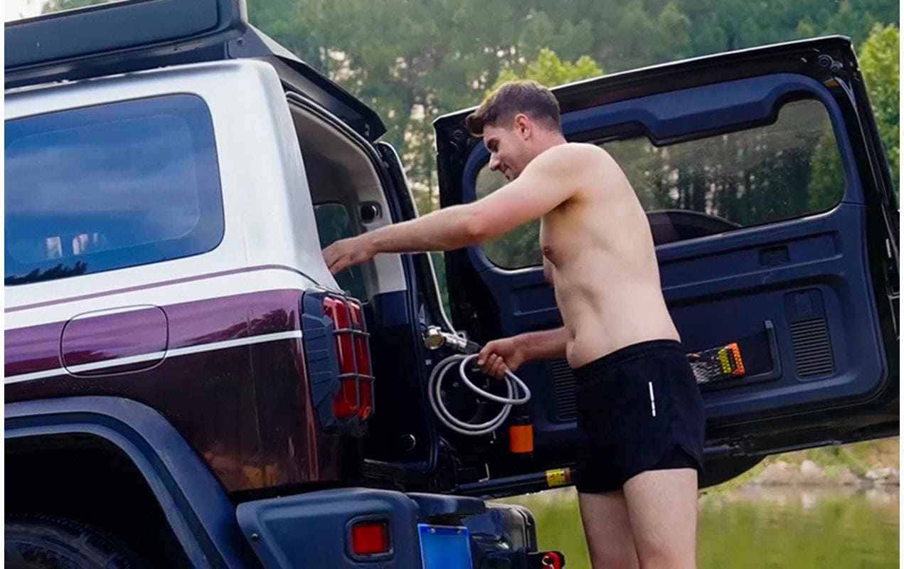 Aerogogo Outdoor Dusche 3 l/min, 70 mins, 600 g