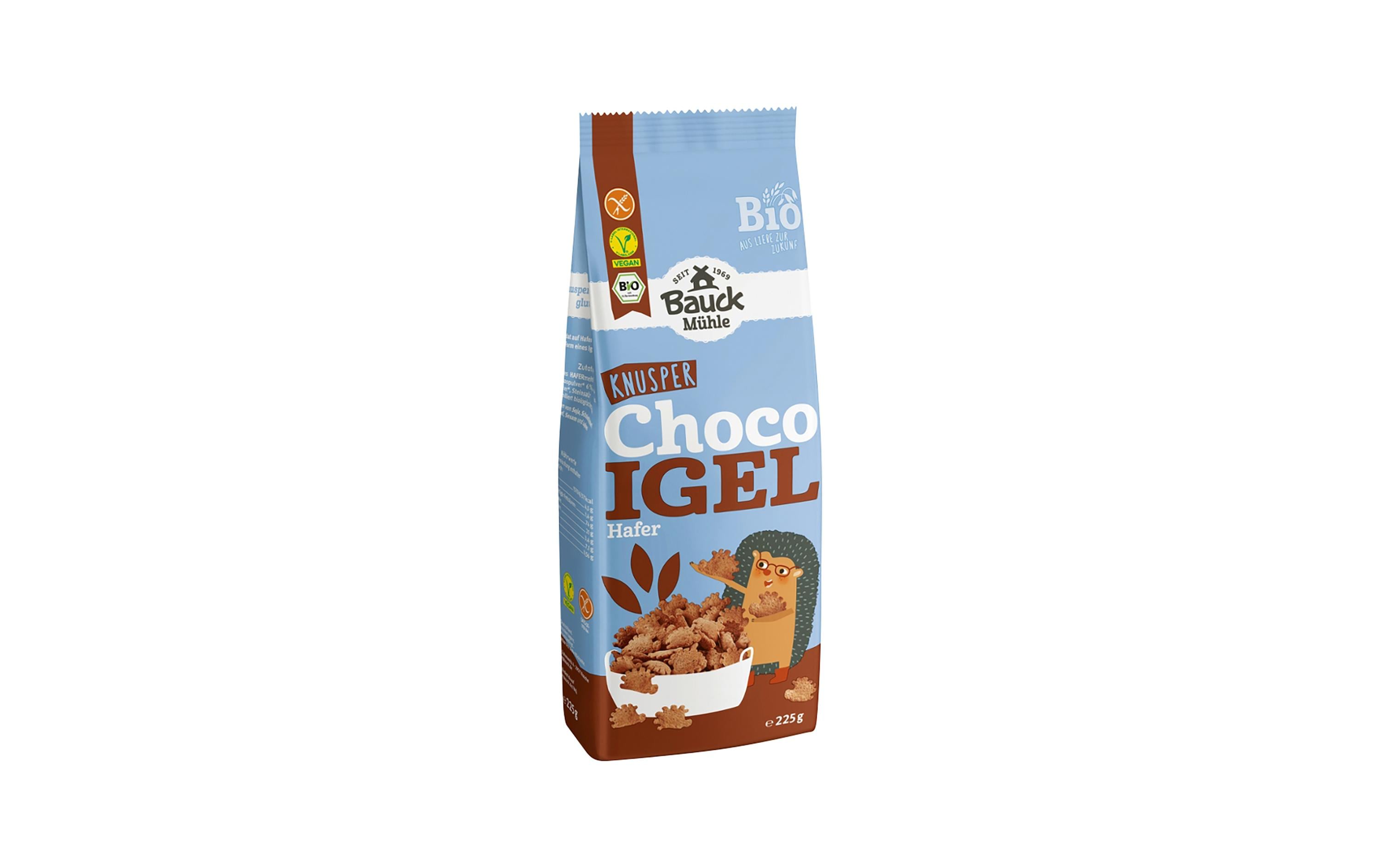 Bauck Mühle Knuspermüesli Choco Igel Hafer 225 g
