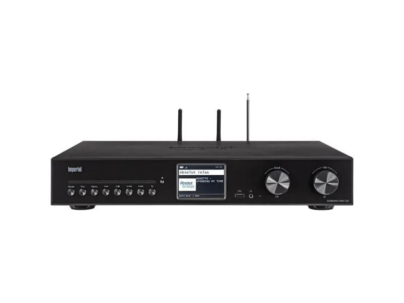 Imperial Netzwerk-Audioplayer DABMAN i560 CD Schwarz