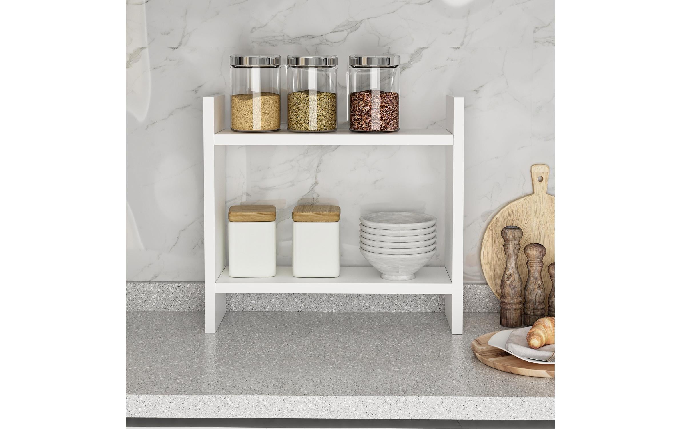 Woody Fashion Küchenregal Denver Weiss