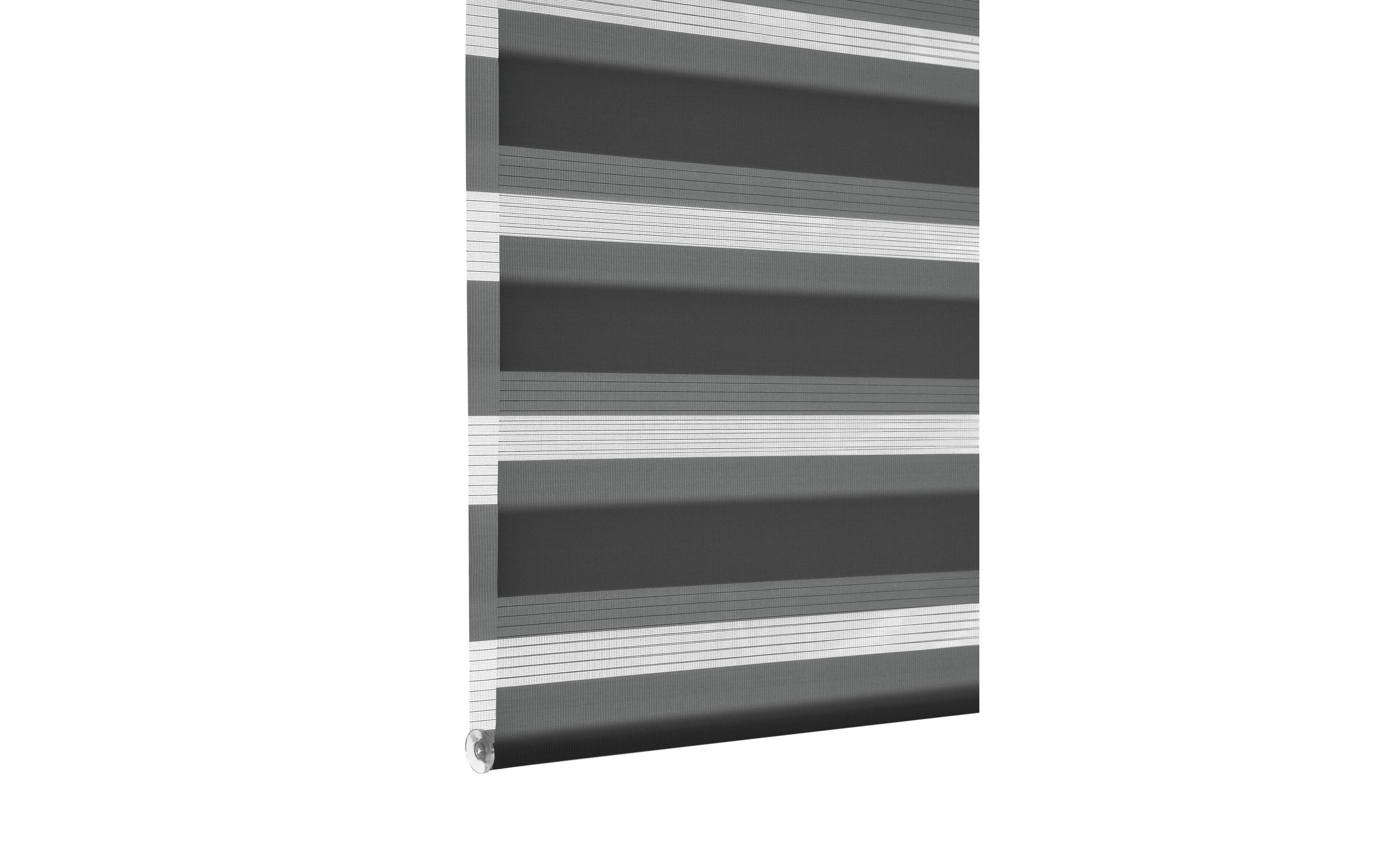 Gardinia Doppelrollo Easyfix 45 x 150 cm, Anthrazit