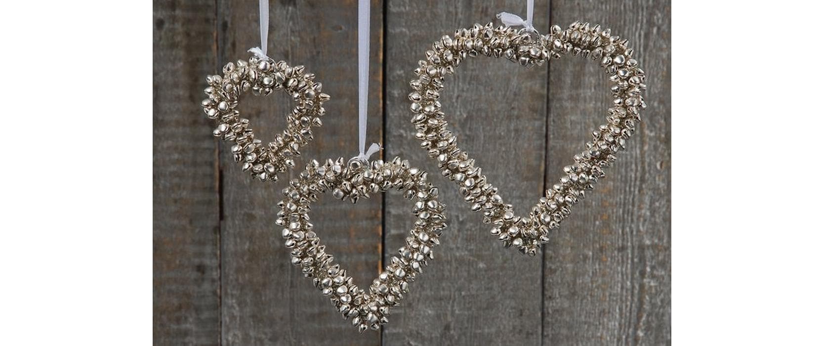 Boltze Weihnachtsschmuck Glöckchen 3 Stück, Silber