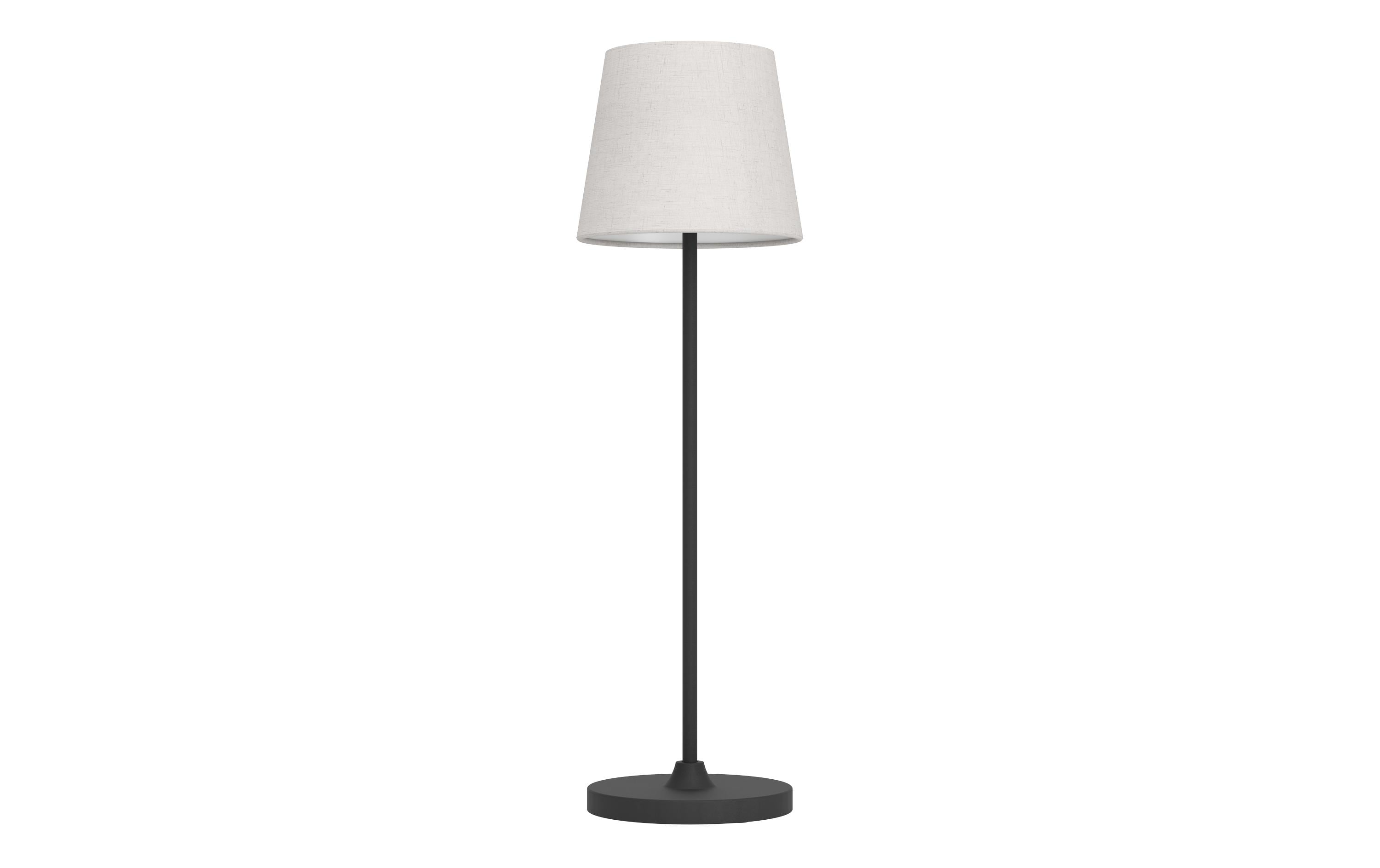 EGLO Leuchten Tischleuchte Leonero Akku H:340 LED-CCT Touch Weiss