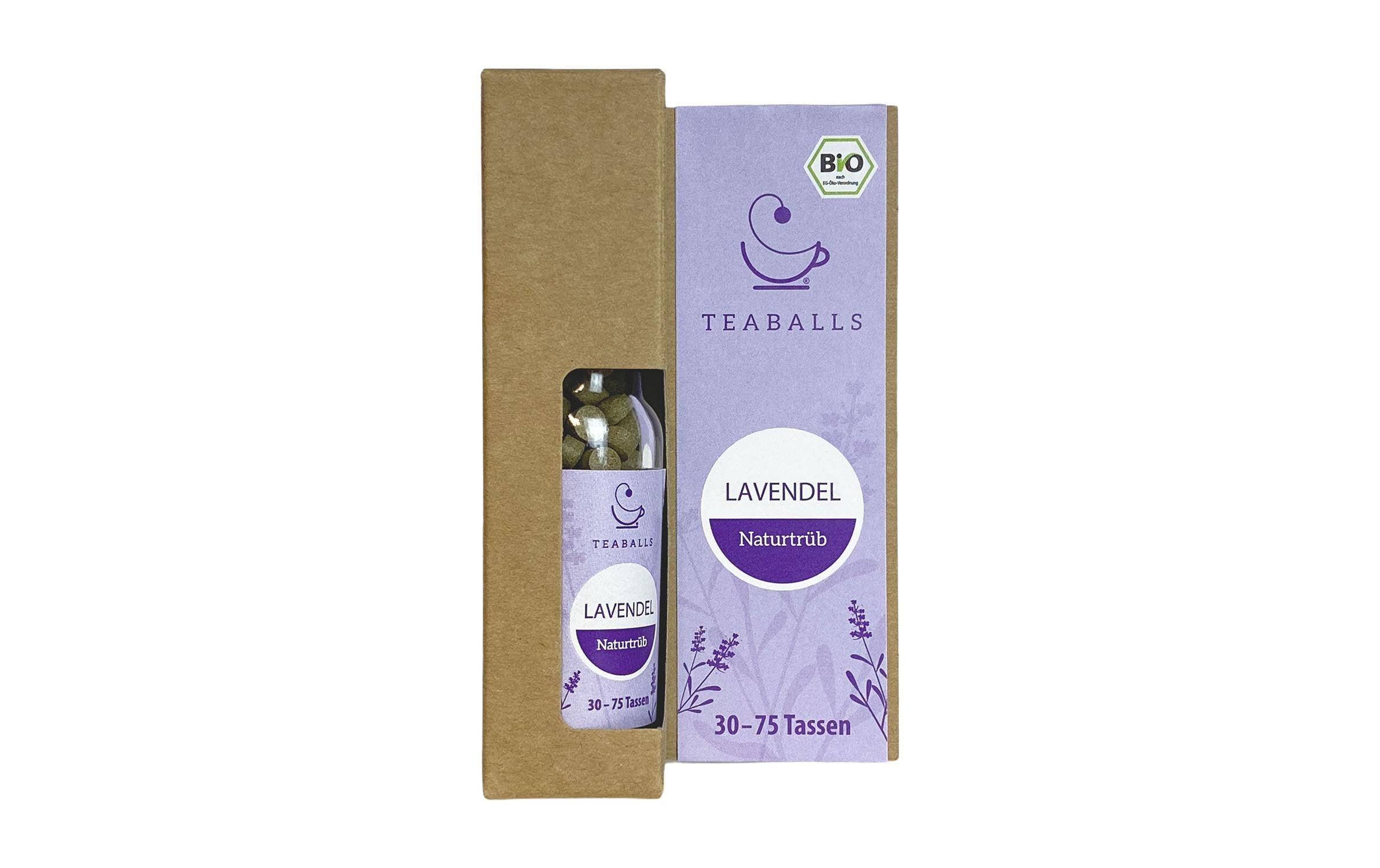 TEABALLS Teaballs Lavendel Bio naturtrüb 30-75 Tassen
