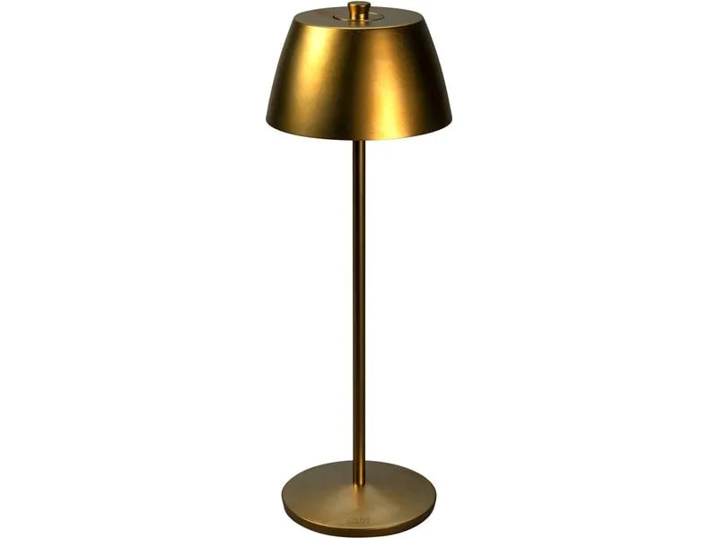 Konstsmide Akku-Tischleuchte Éze LED 2200/3000K, Dimmbar - Gold Matt Konstsmide Akku-Tischleuchte Éze LED 2200/3000K, Dimmbar - Gold Matt