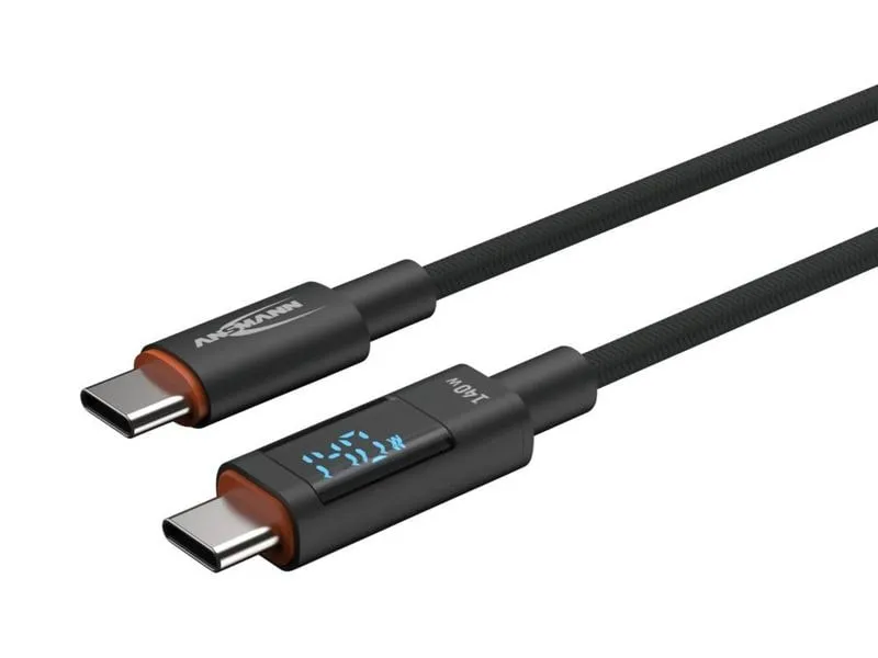 Ansmann USB-Ladekabel Typ-C auf USB Typ-C Kabel, 120 cm Ansmann USB-Ladekabel Typ-C auf USB Typ-C Kabel, 120 cm