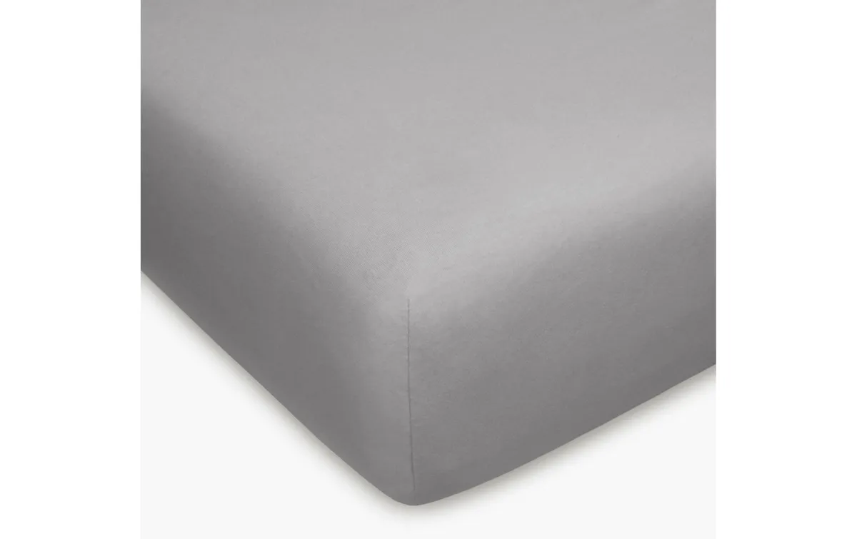 Home Fashion Fixleintuch Jersey Elasthan graphit, 140-160 x 200 cm
