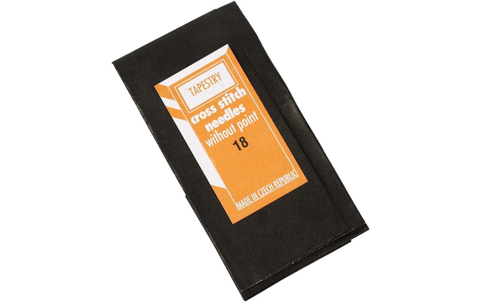 Creativ Company Sticknadel Nr. 18 stumpfe Spitze 25 Stück