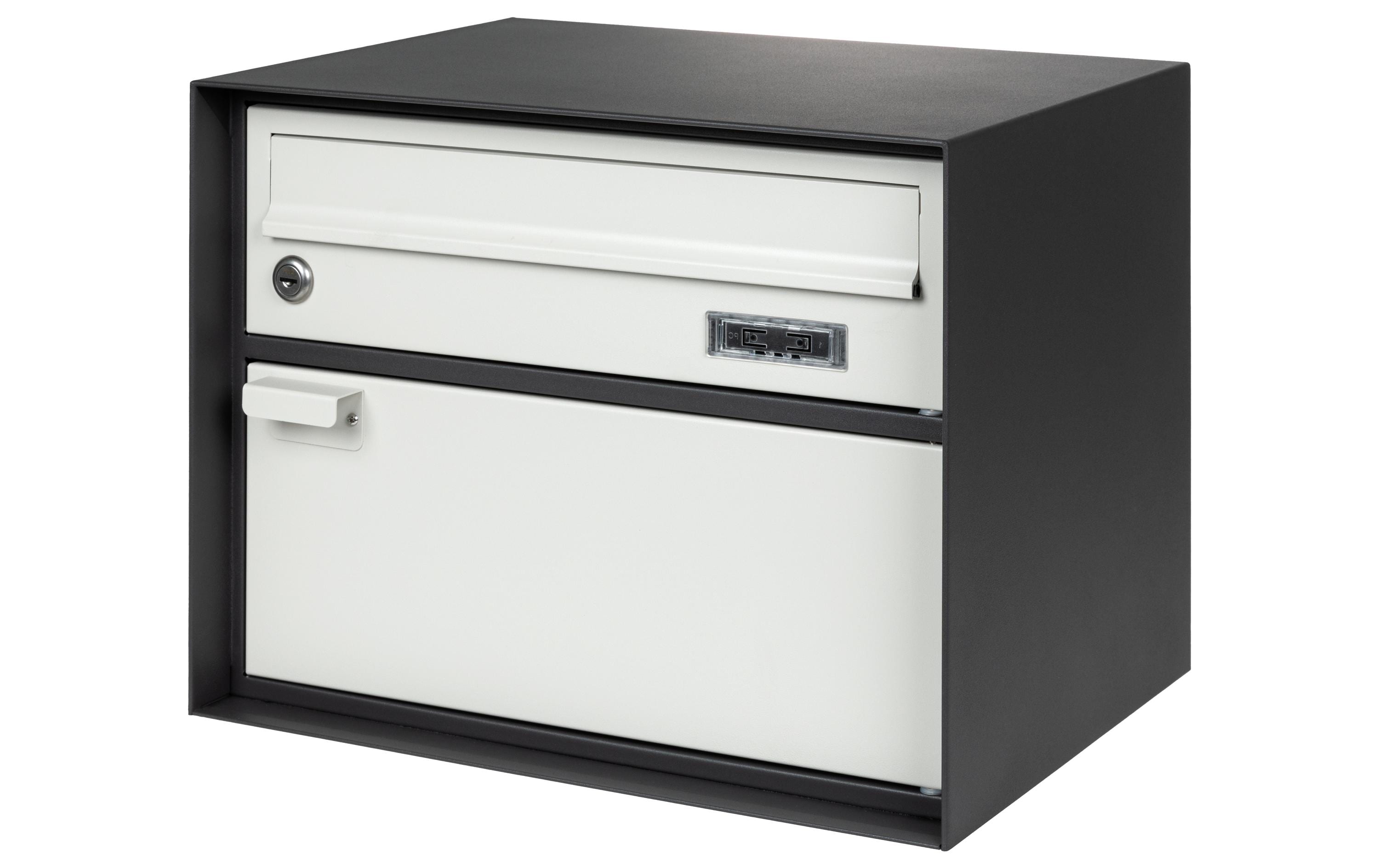 STRUCT Briefkasten Anthrazit/Hellgrau STRUCT Briefkasten Anthrazit/Hellgrau