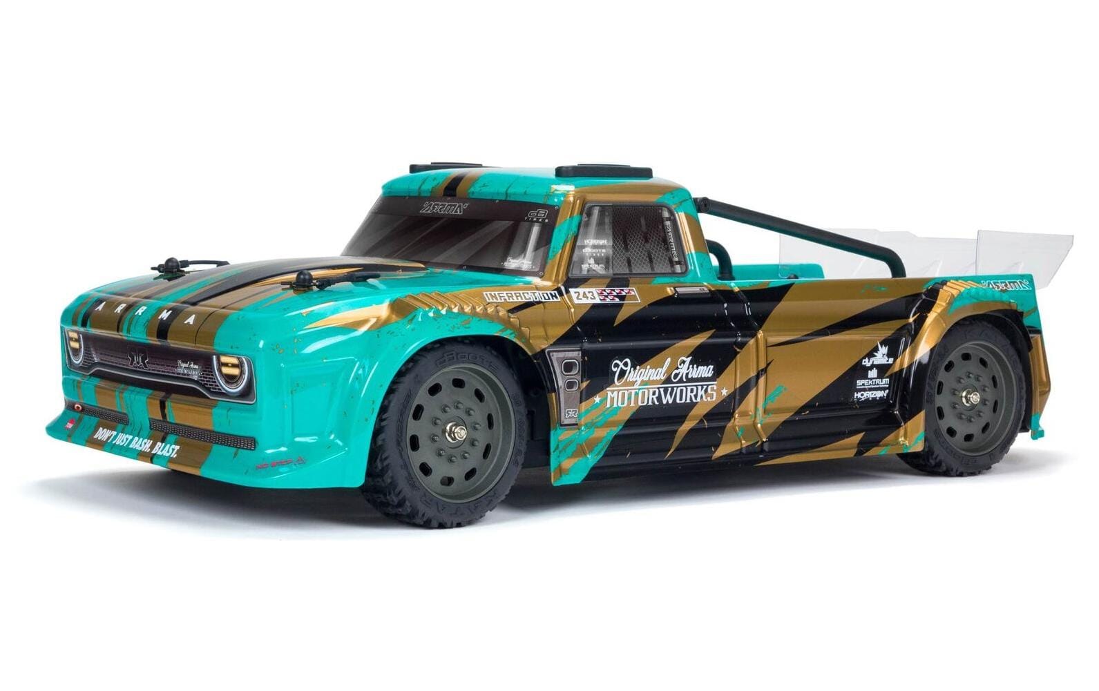 Arrma Infraction 4x4 Mega, Türkis/Bronze 1:8, RTR Arrma Infraction 4x4 Mega, Türkis/Bronze 1:8, RTR