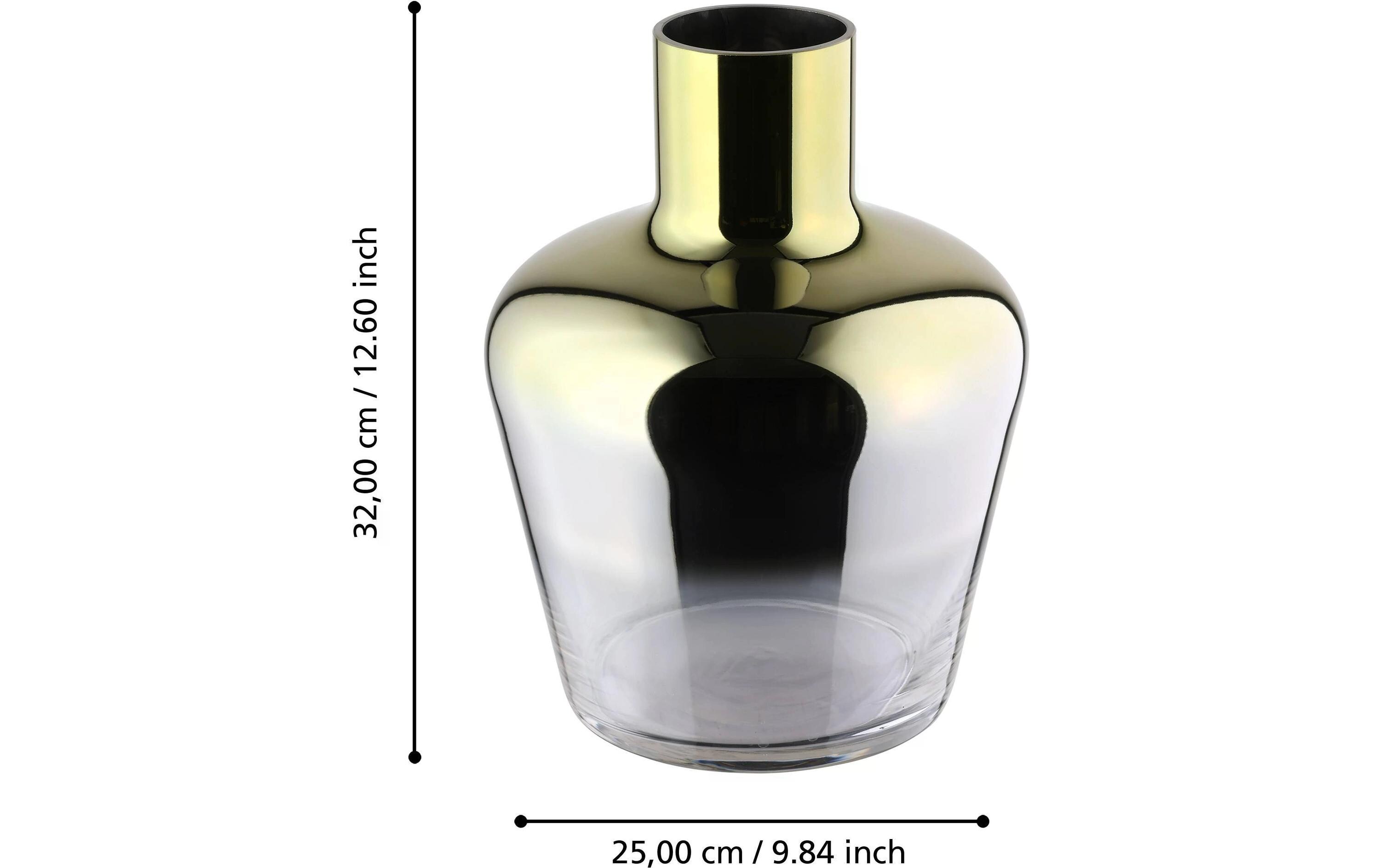 EGLO Vase Sirannana 32 cm, Gold/Transparent
