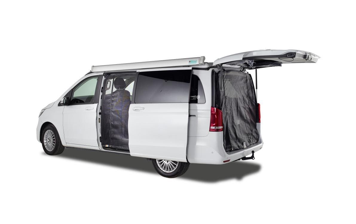 Van Quito Moskitonetz mit Schiebetüren, links Van Quito Moskitonetz mit Schiebetüren, links