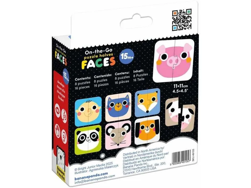Banana Panda Puzzle On-the-Go Puzzlehäften Gesichter Banana Panda Puzzle On-the-Go Puzzlehäften Gesichter