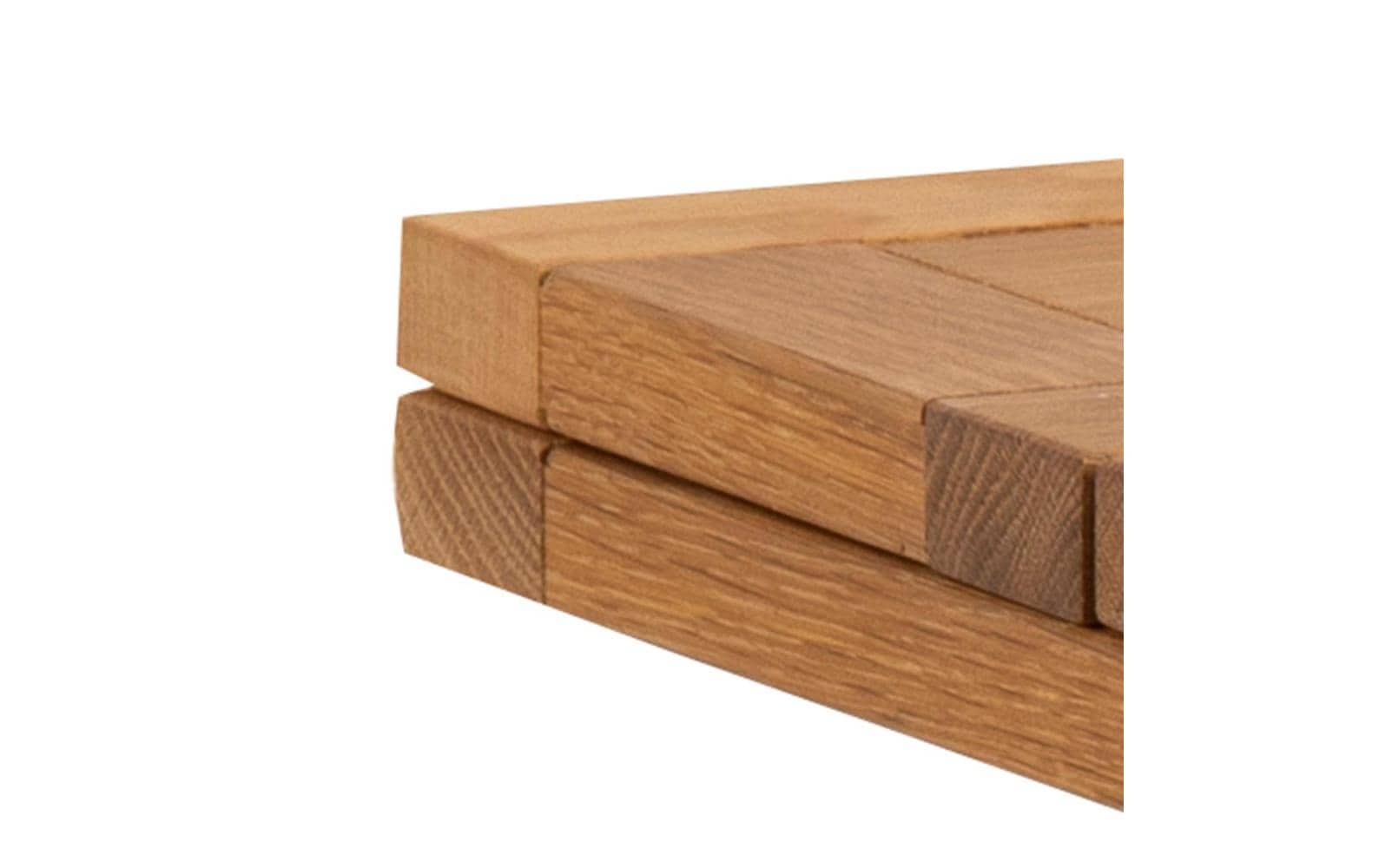 AC Design Tisch Kenley Braun, 45/90 x 100 x 75 cm