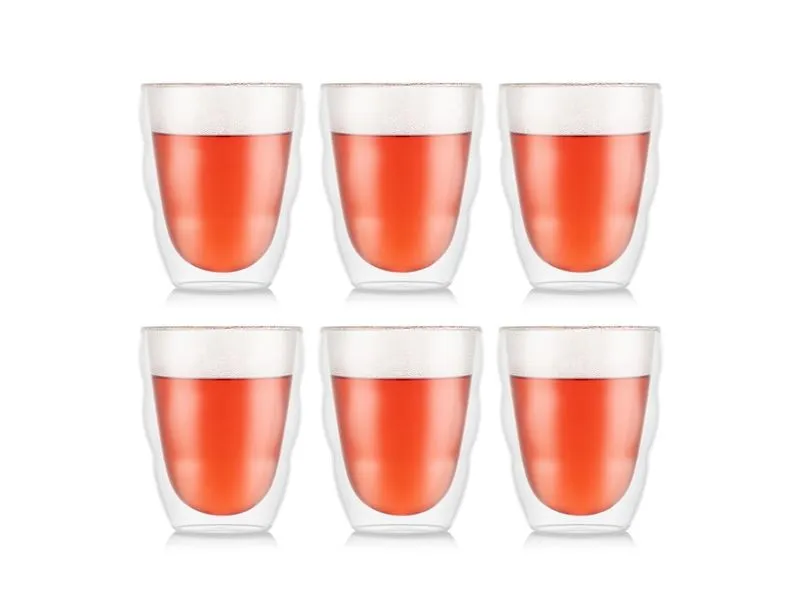 Bodum Trinkglas Pilatus 6 Stück, Transparent, 0.35 l Bodum Trinkglas Pilatus 6 Stück, Transparent, 0.35 l