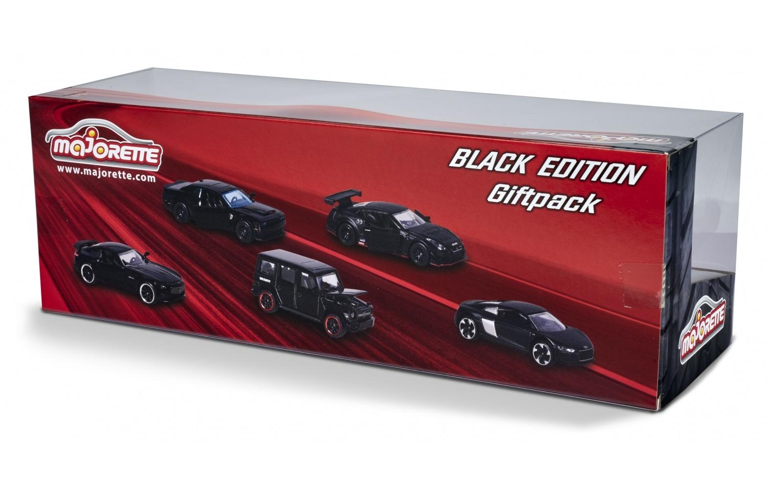 Majorette Auto Black Edition 5er-Geschenkset