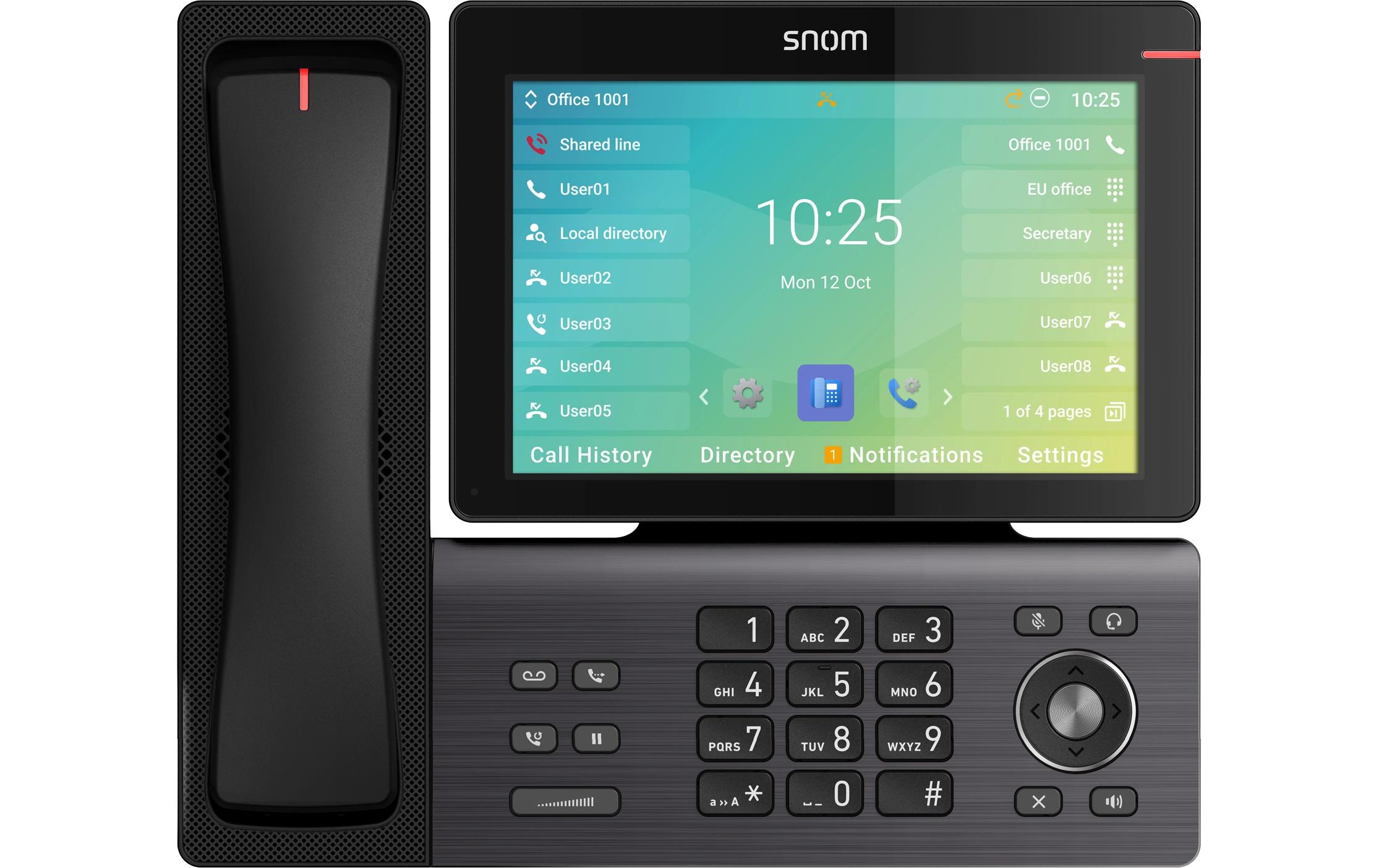 snom Tischtelefon D895M Schwarz
