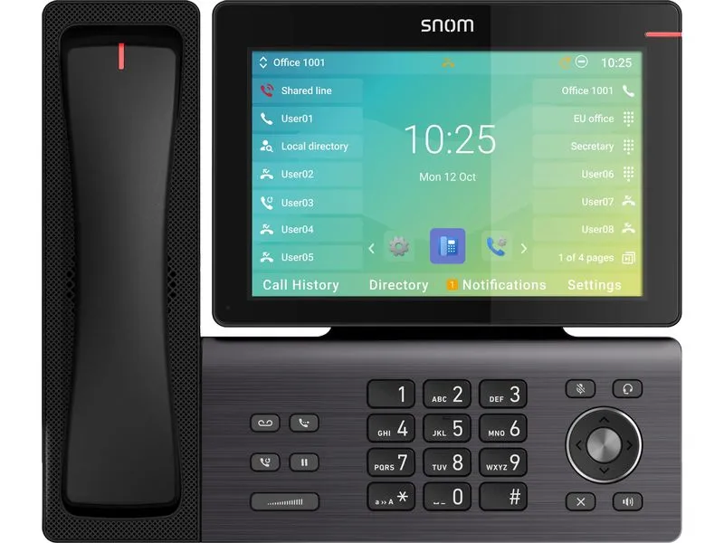 snom Tischtelefon D895M Schwarz snom Tischtelefon D895M Schwarz