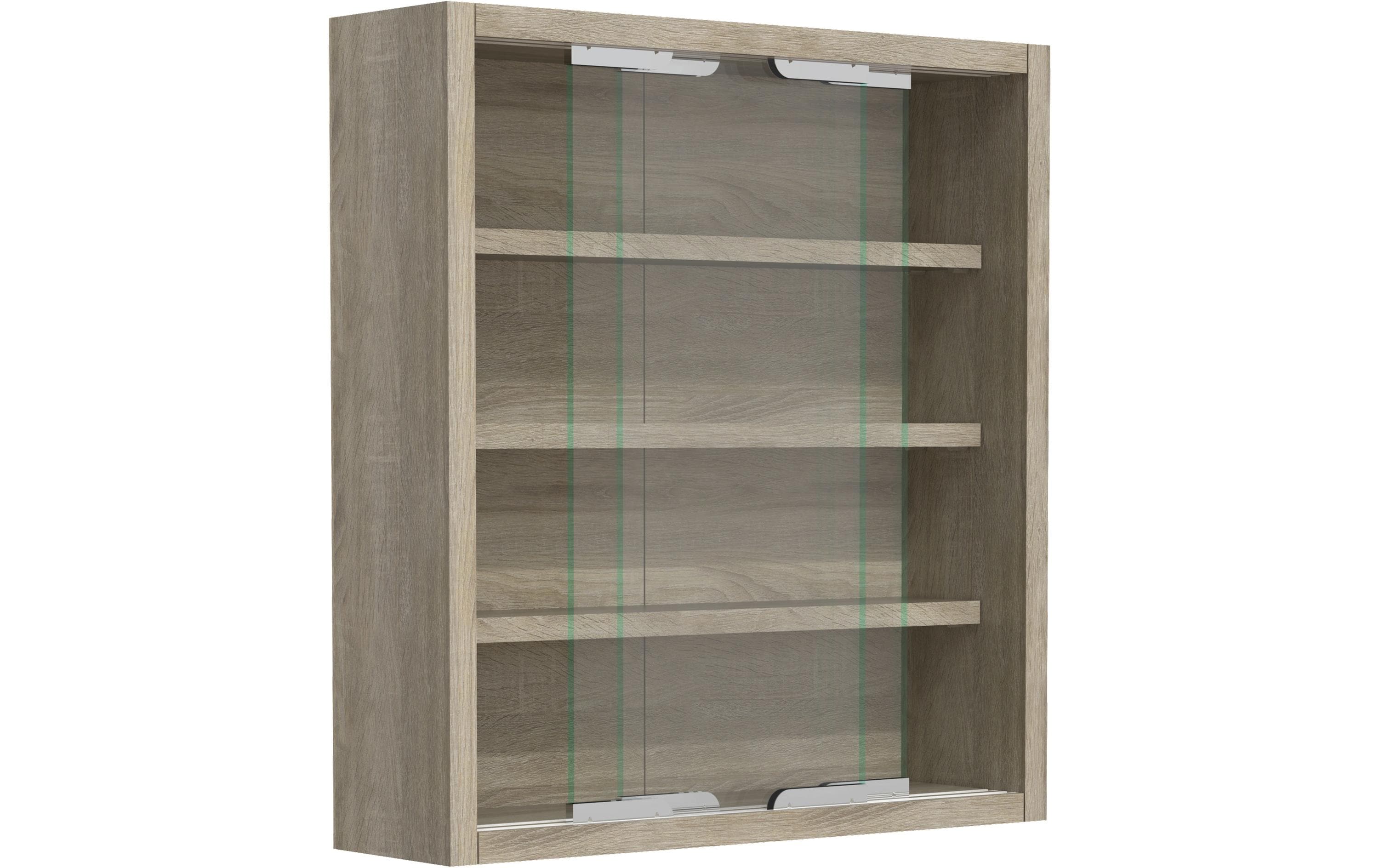 VCM Vitrine Agisa S 37 x 40 cm, Eiche