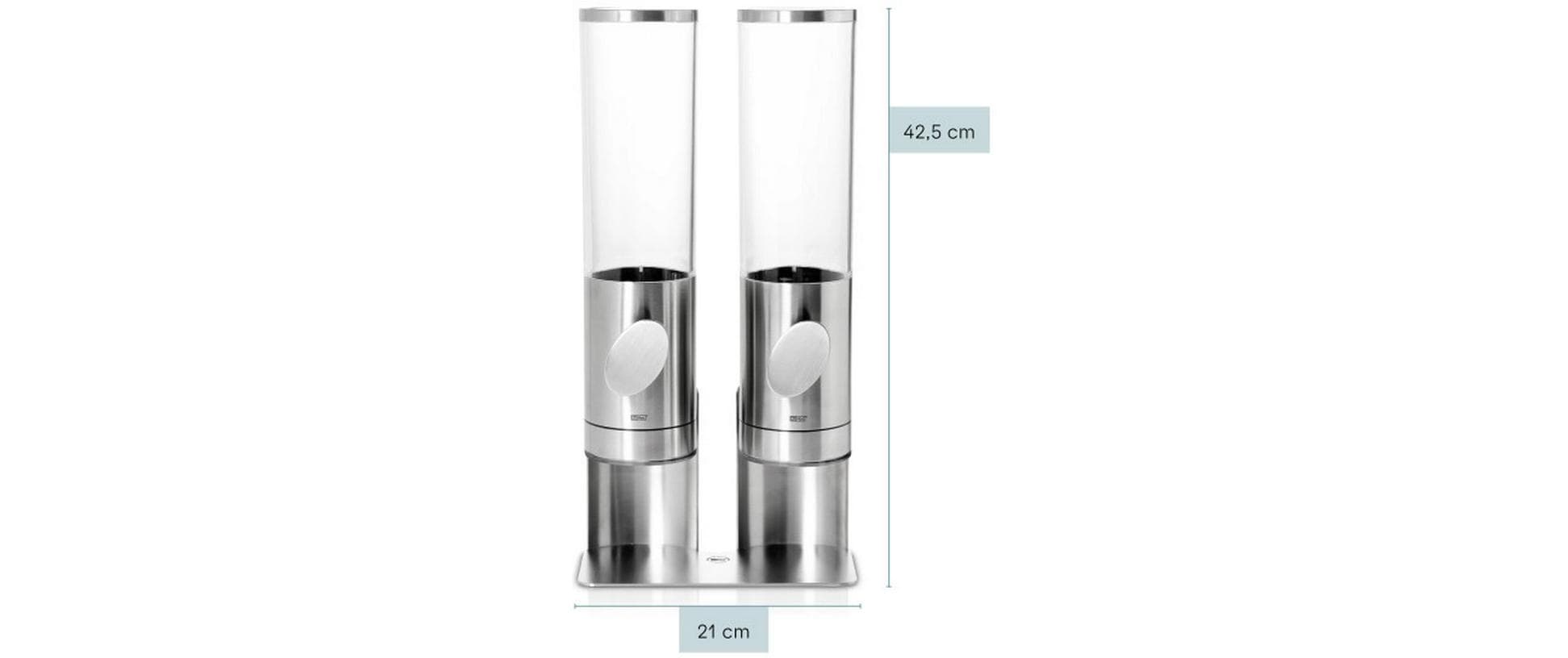 AdHoc Cerealienspender Deposito 1.5 l, 2er Set