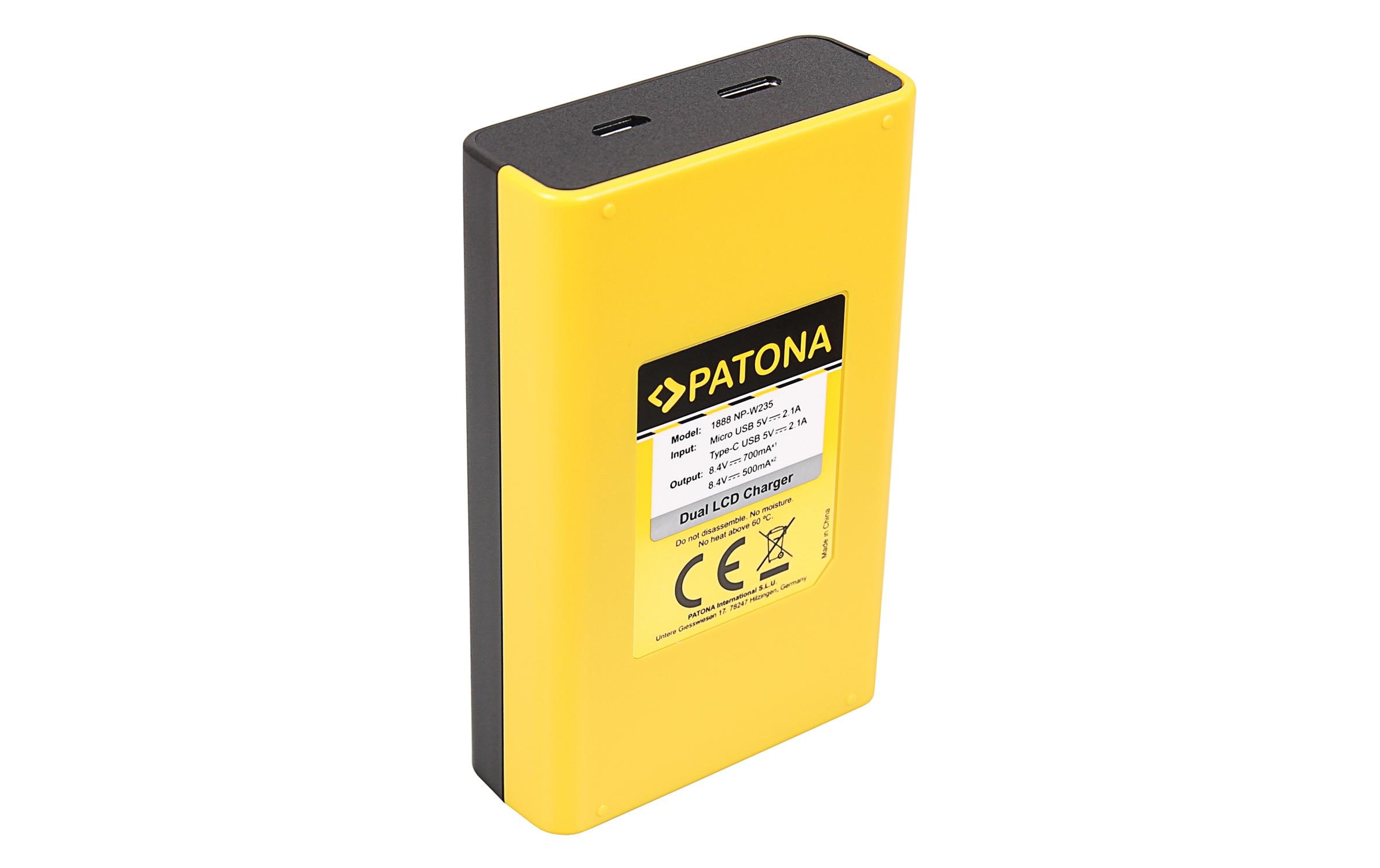 Patona Ladegerät Dual Fujifilm NP-W235