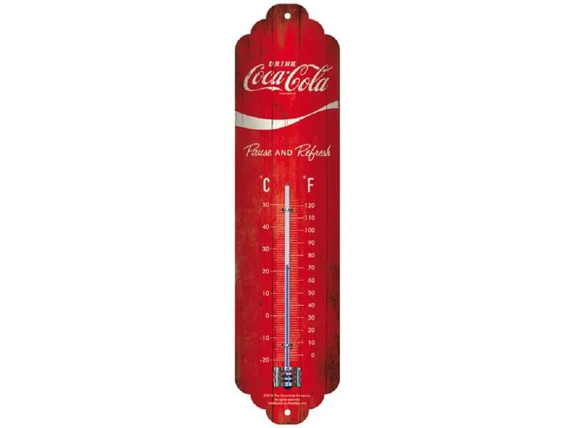 Nostalgic Art Thermometer Coca-Cola 6.5 x 28 cm Nostalgic Art Thermometer Coca-Cola 6.5 x 28 cm